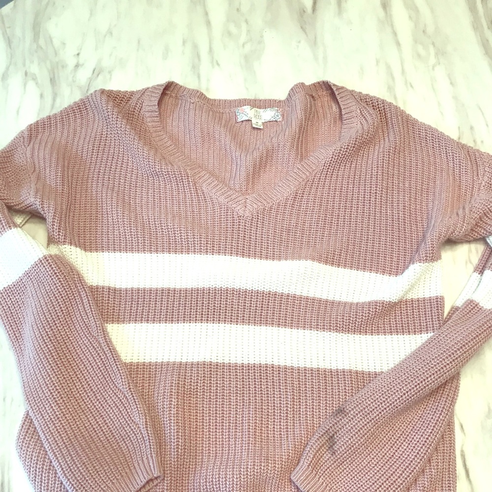 Pink Rose sweater